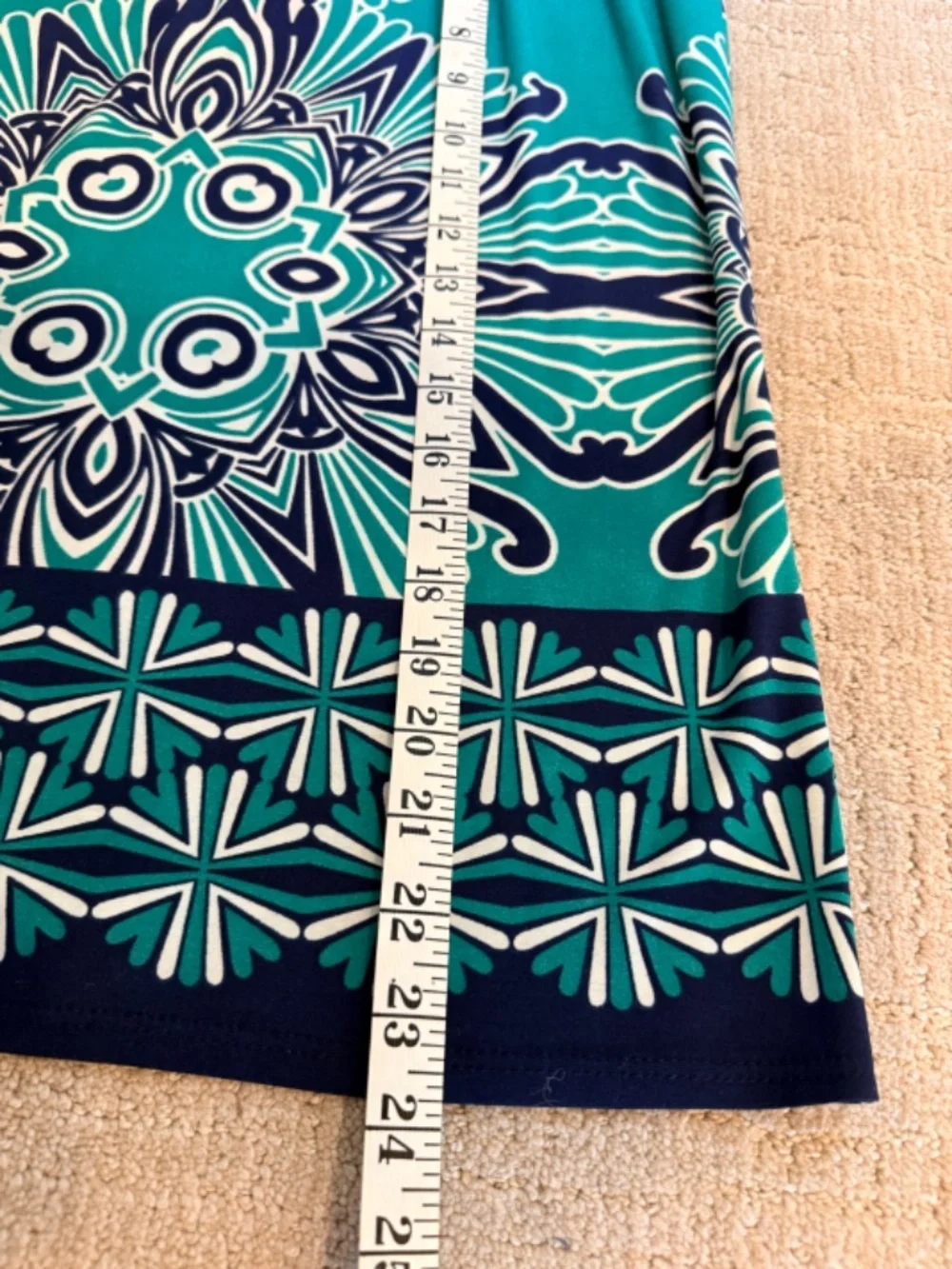 Sunny Leigh jersey geometric skirt